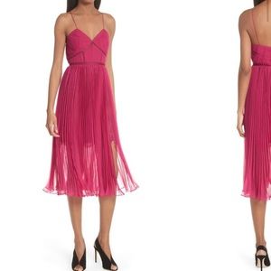 COPY - Self-Portrait Pleated Chiffon Dress